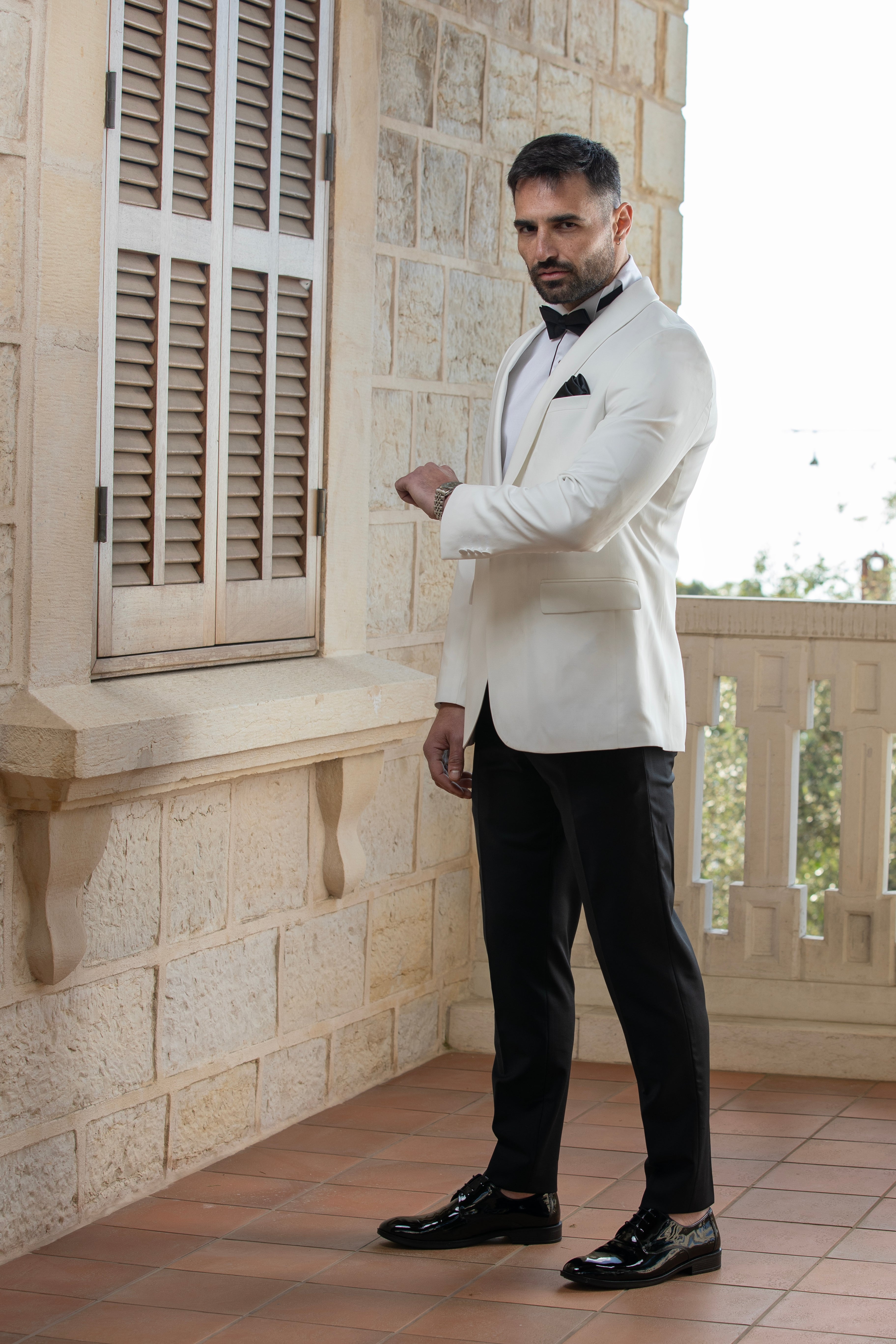 White Formal Suit