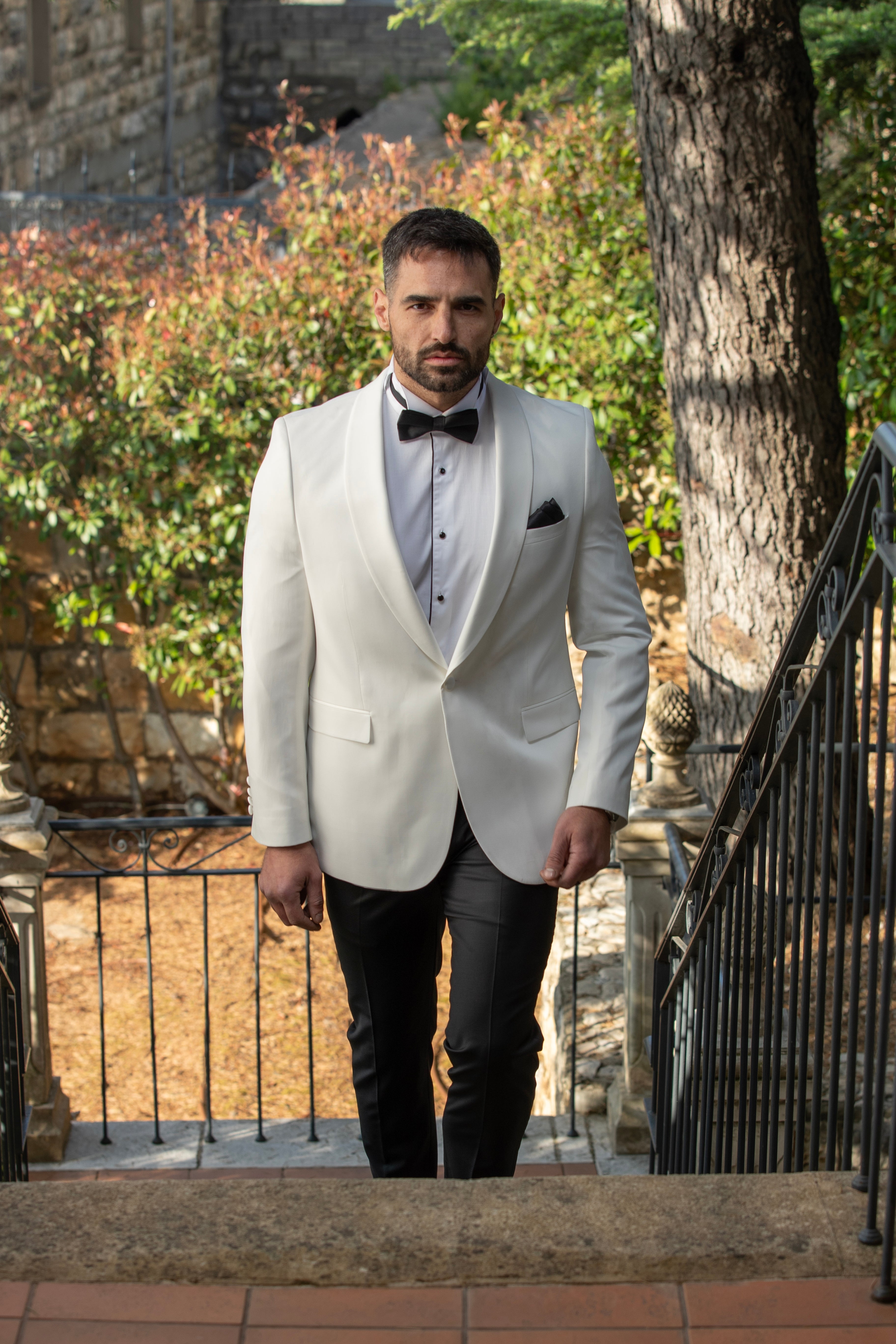 White Formal Suit