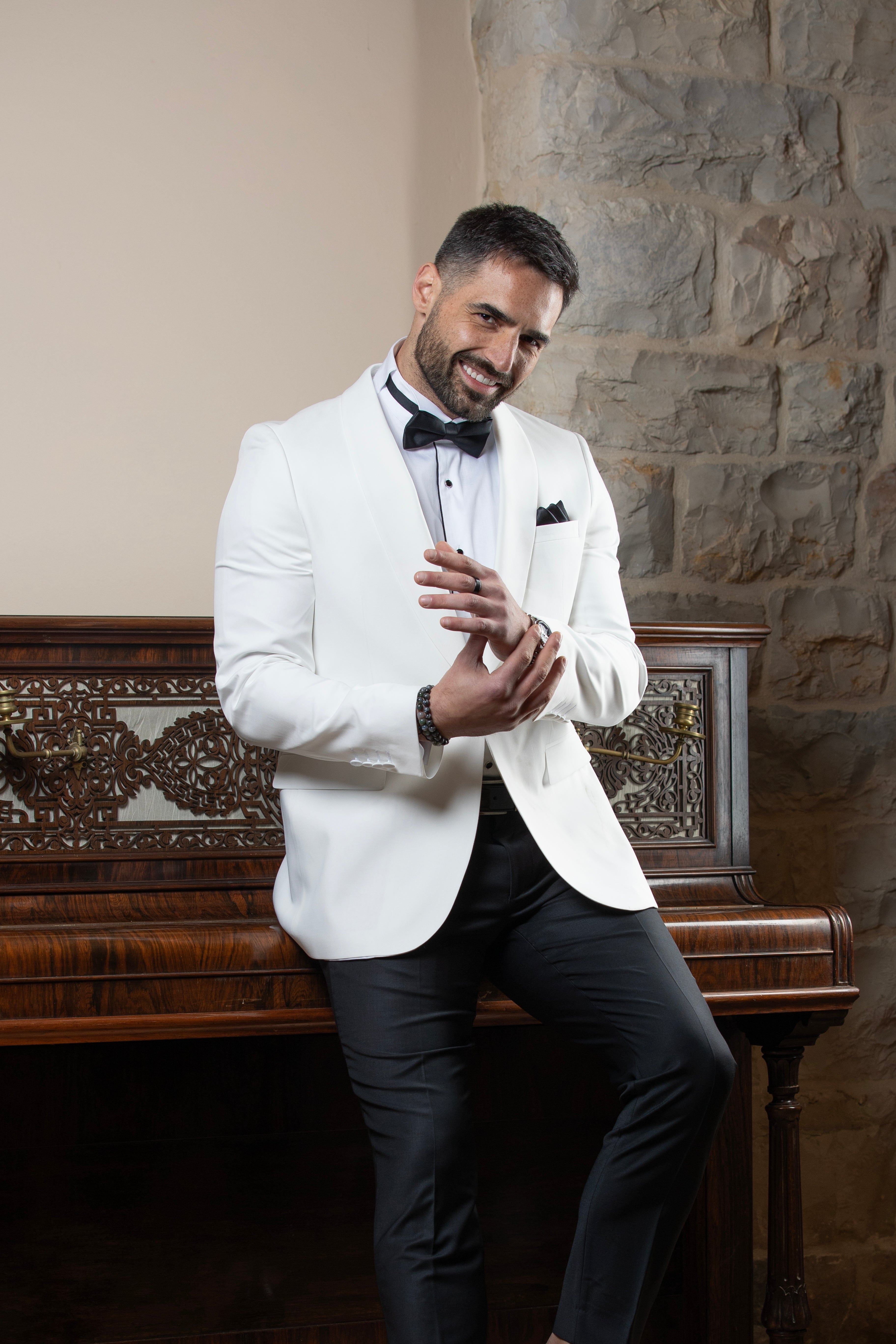 White Formal Suit