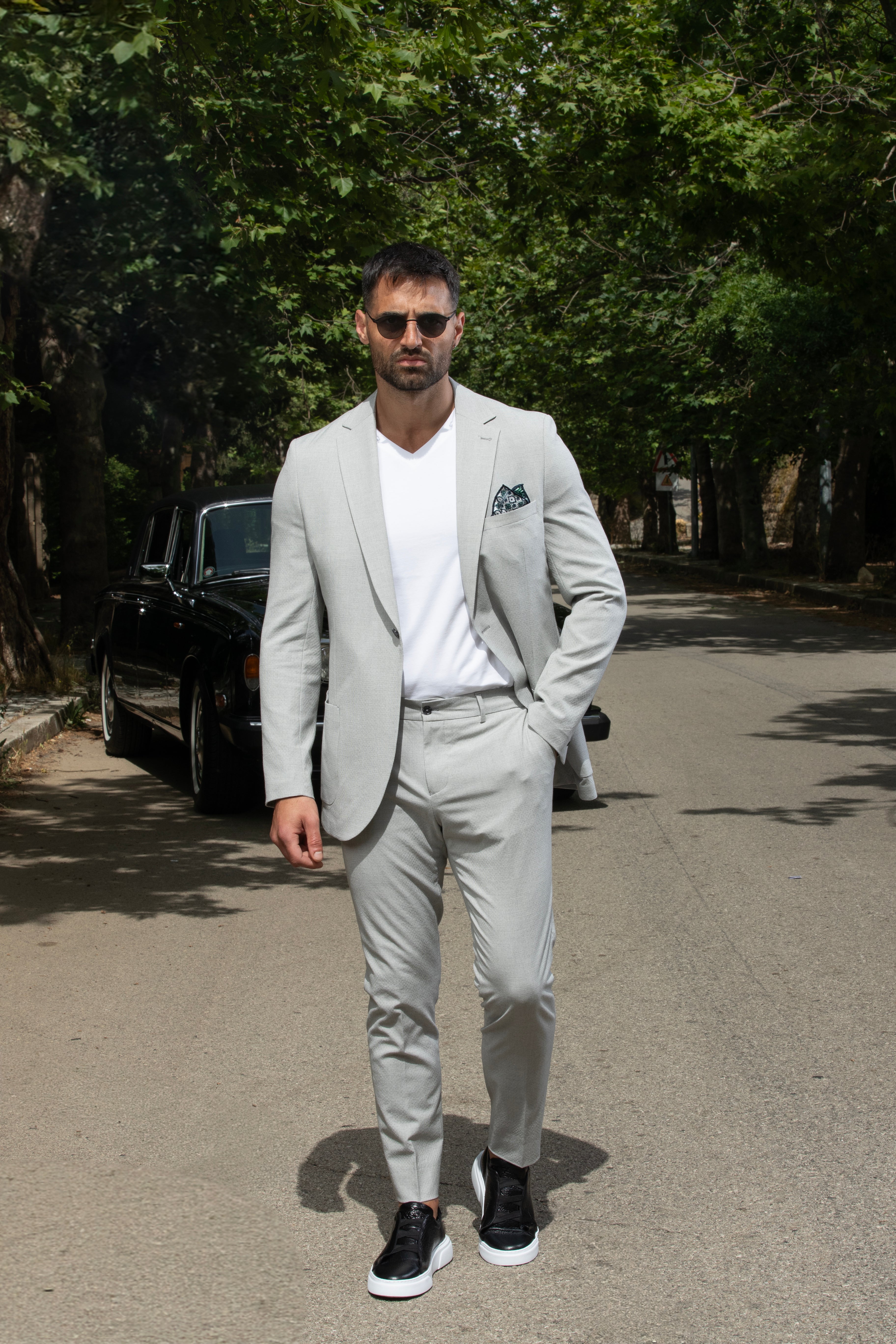 Grey Suit 2 Pieces