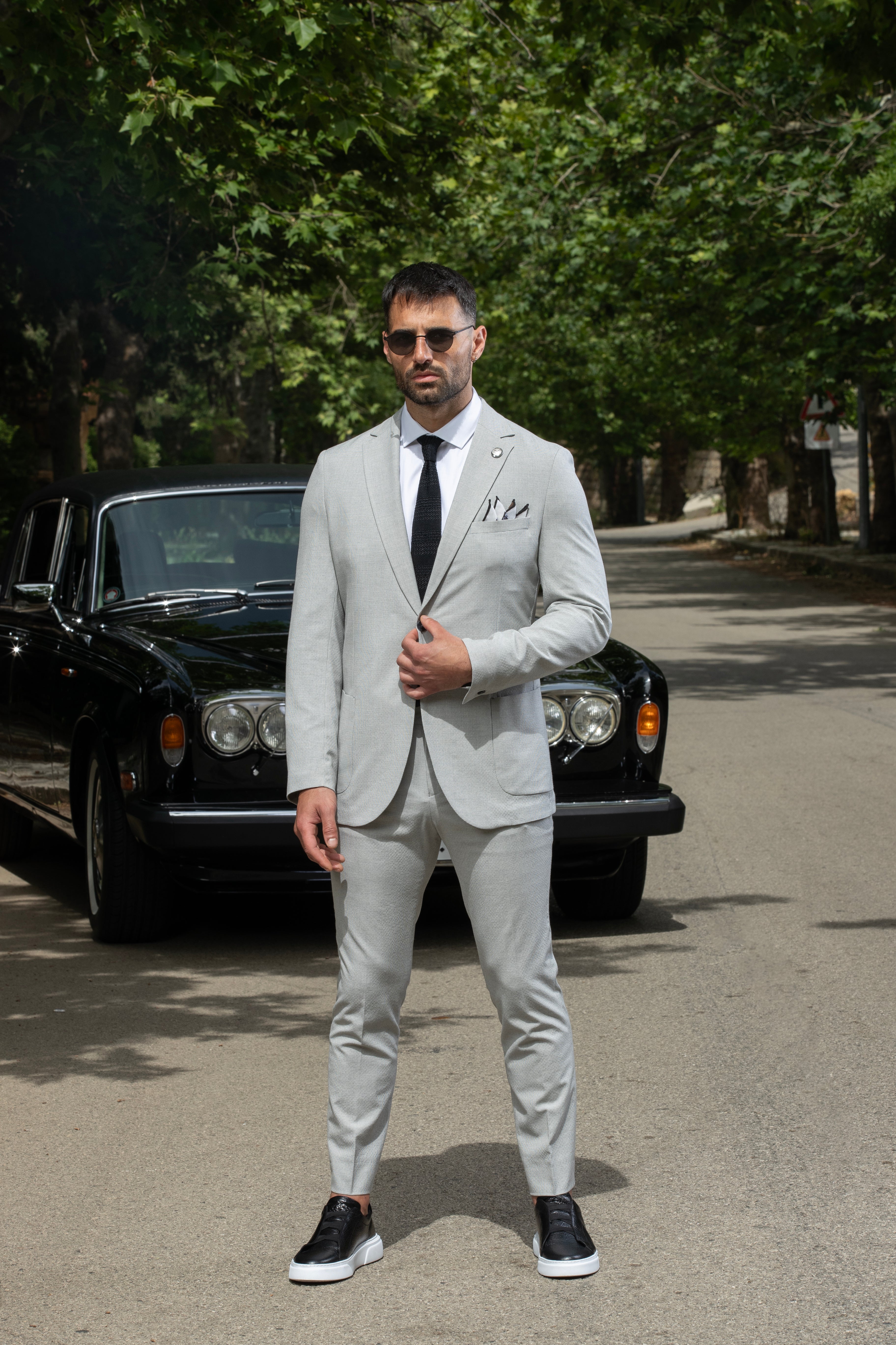 Grey Suit 2 Pieces