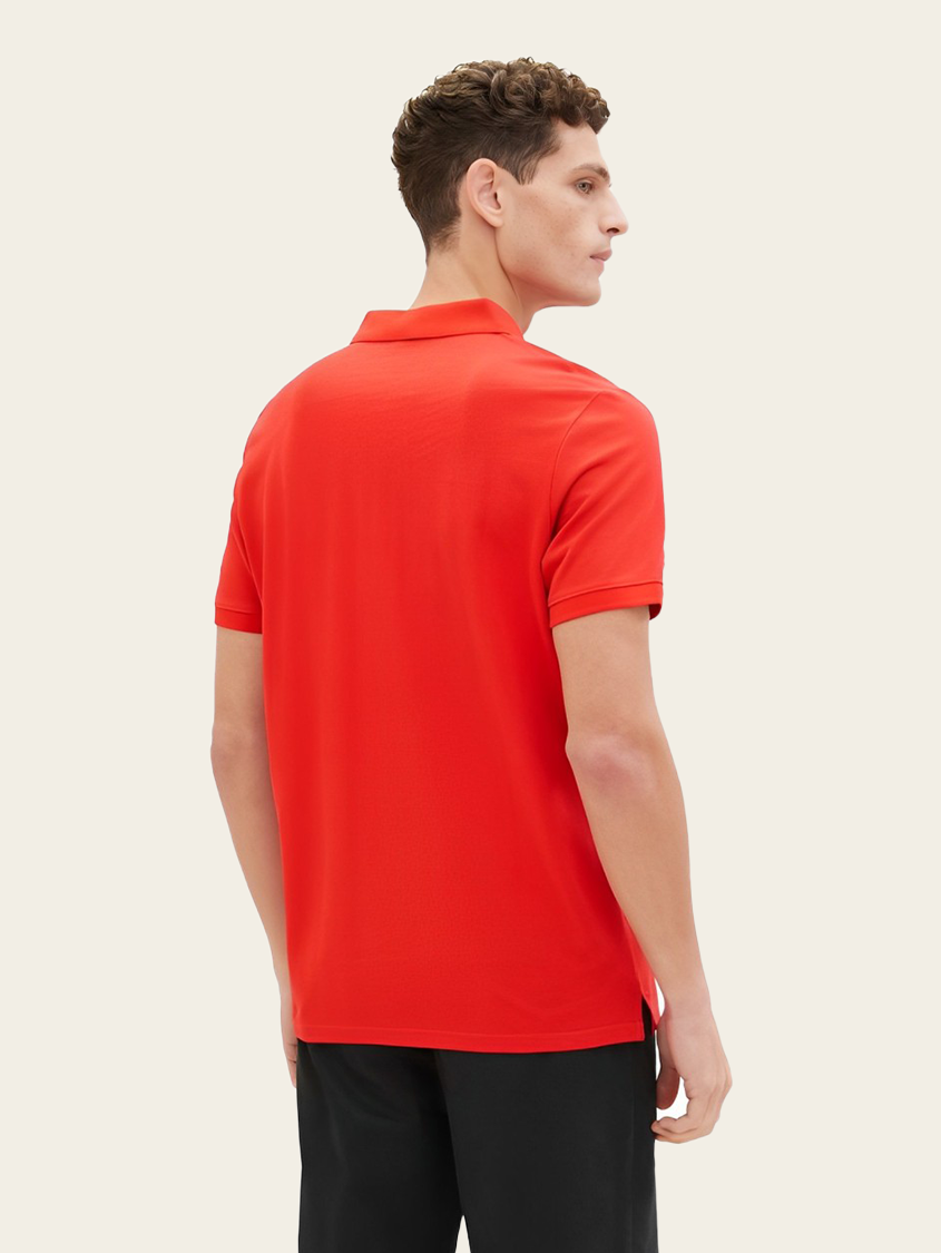 Tom Tailor Men Casual Red Polo