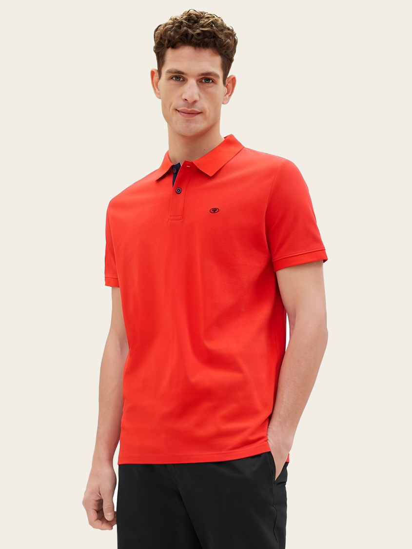 Tom Tailor  Casual Red Polo