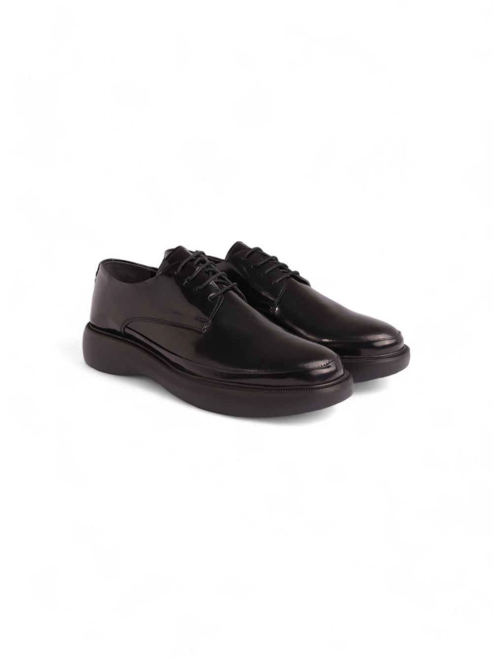 Classic Black Glossy Shoes