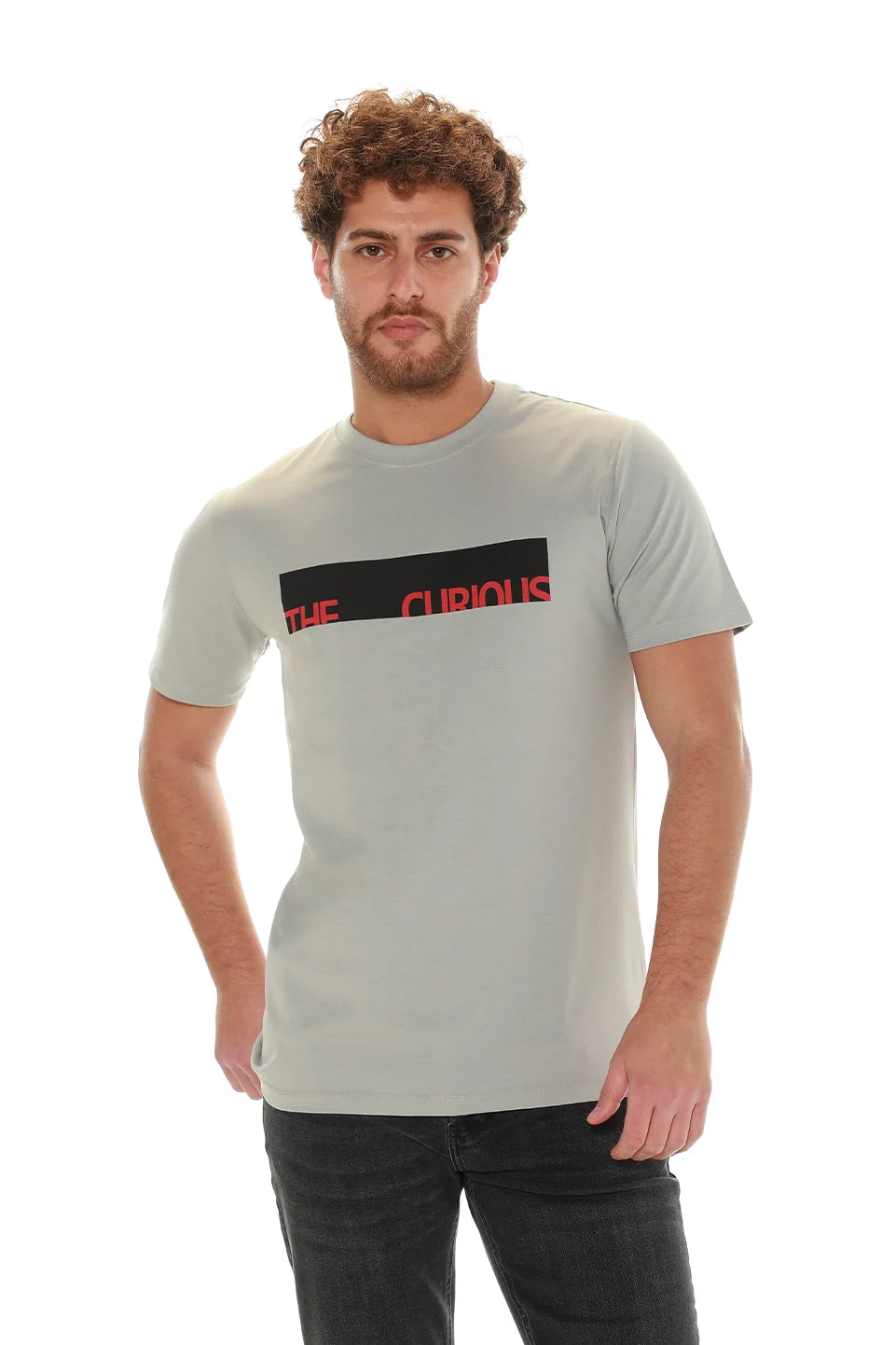 Cotton Short Sleeve Grey T-shirt