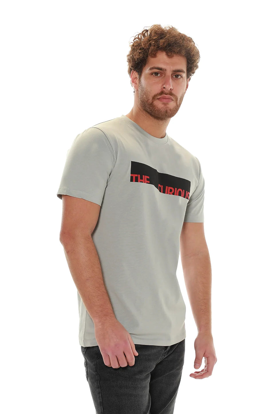 Cotton Short Sleeve Grey T-shirt