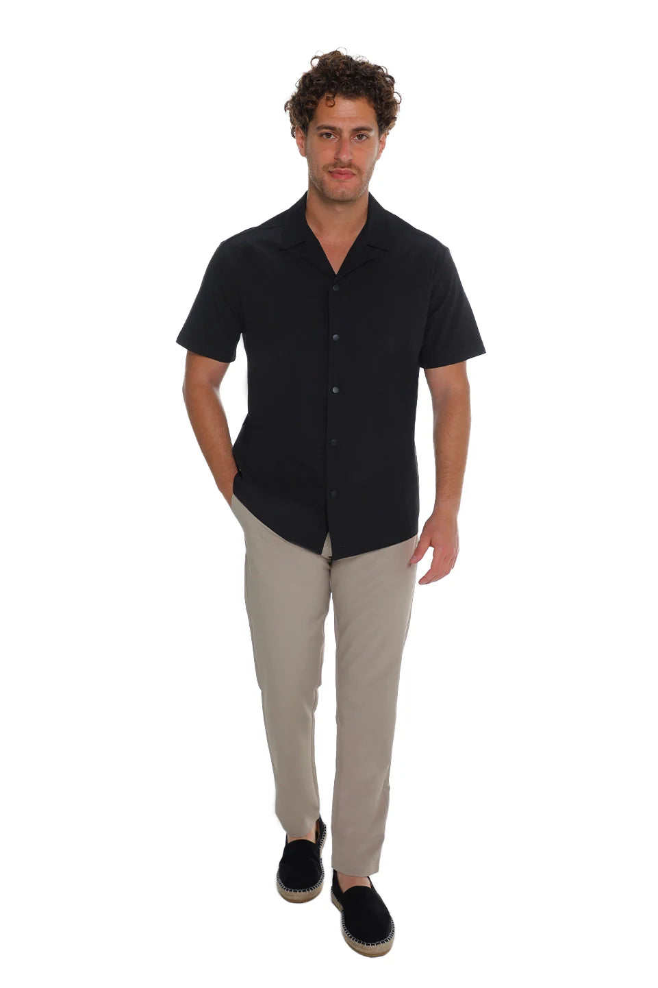 Short Sleeved Black Shirt