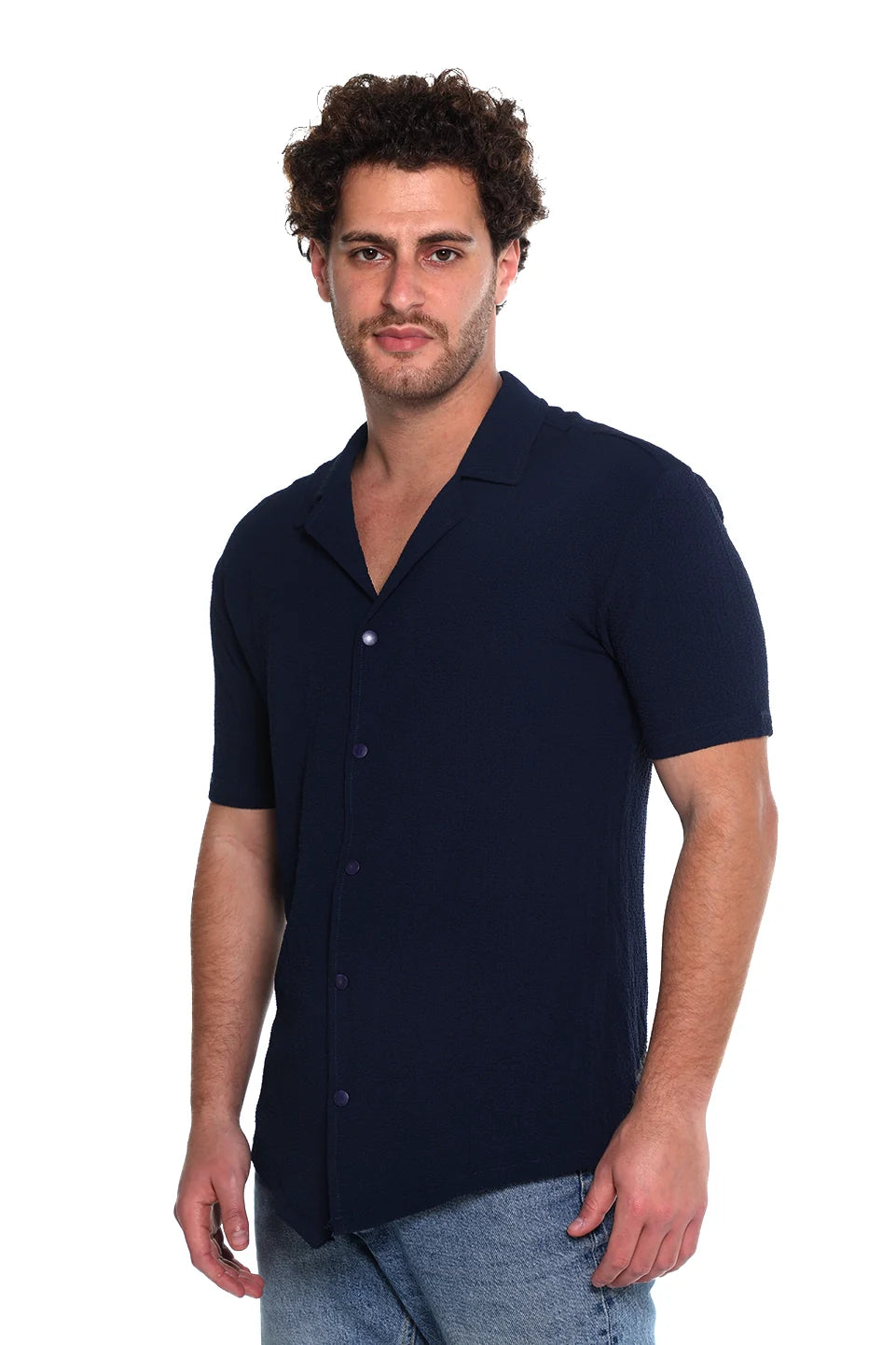 Navy Short Sleeve Shirt
