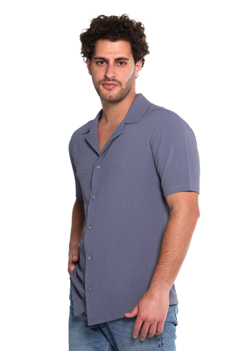 Dark Grey Short Sleeve Shirt