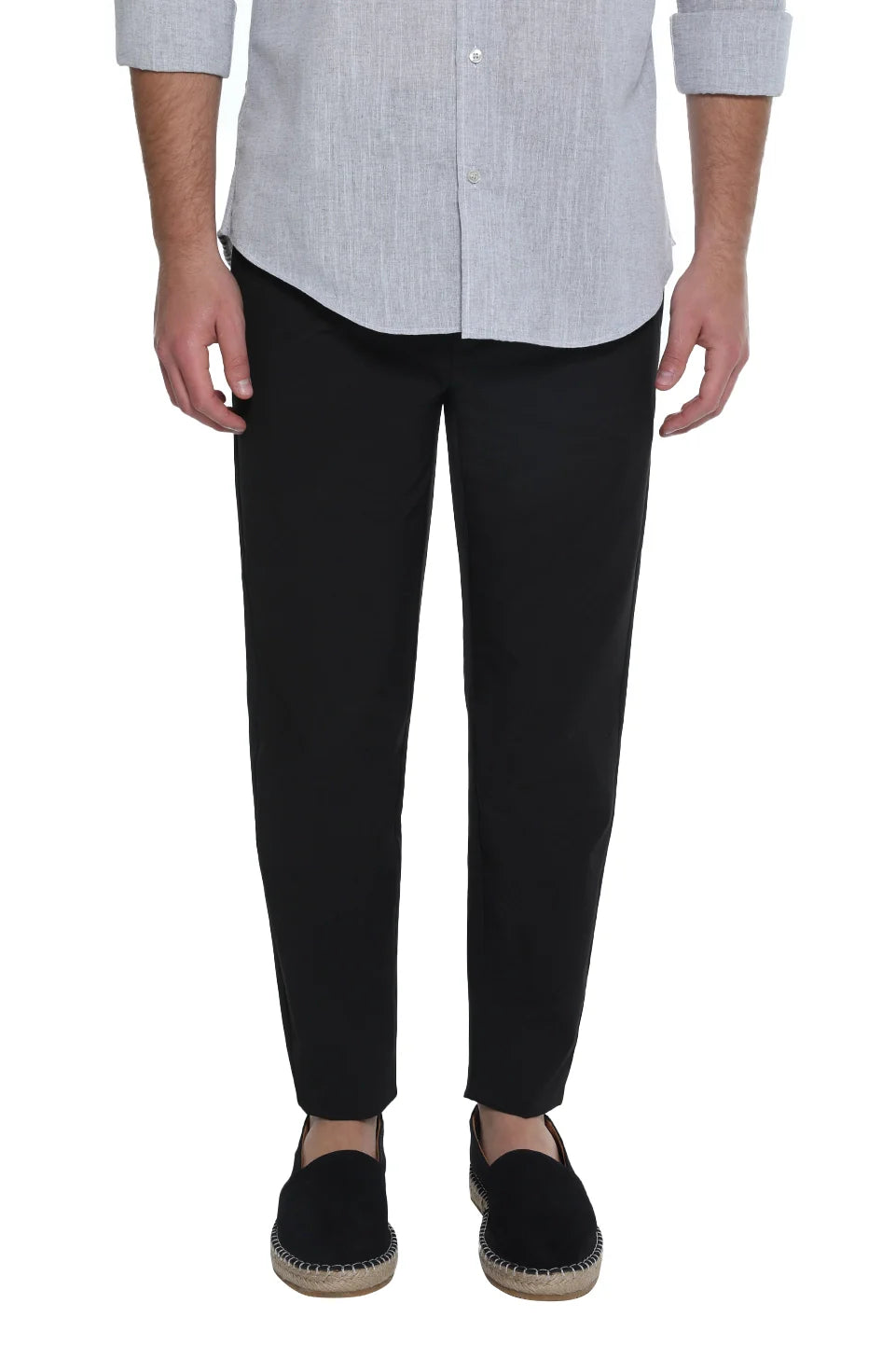 Black Pant With Slanted Side Pocket