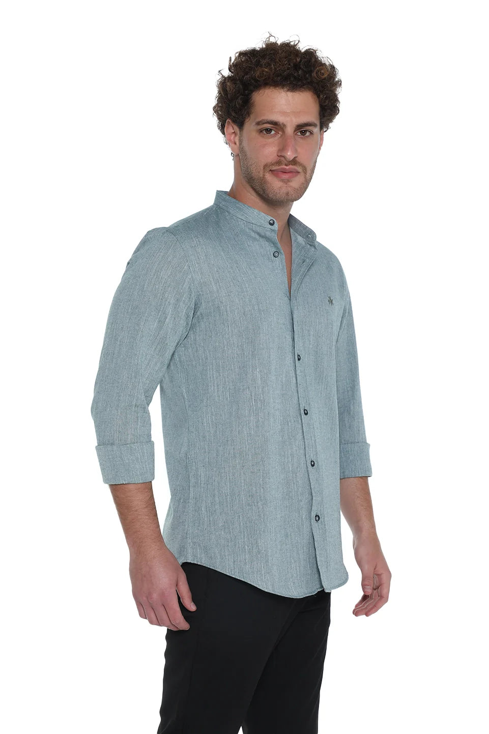 Long Sleeved Olive Shirt With Logo