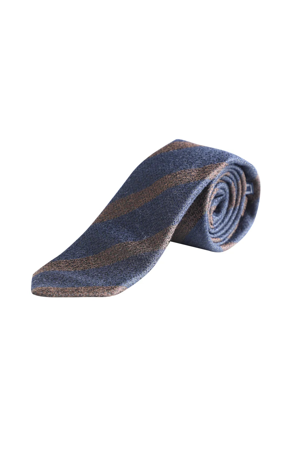 Casual Tie With Brown Stripes