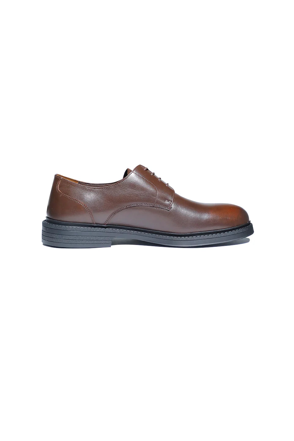 Brown Modern Shoes With Laces