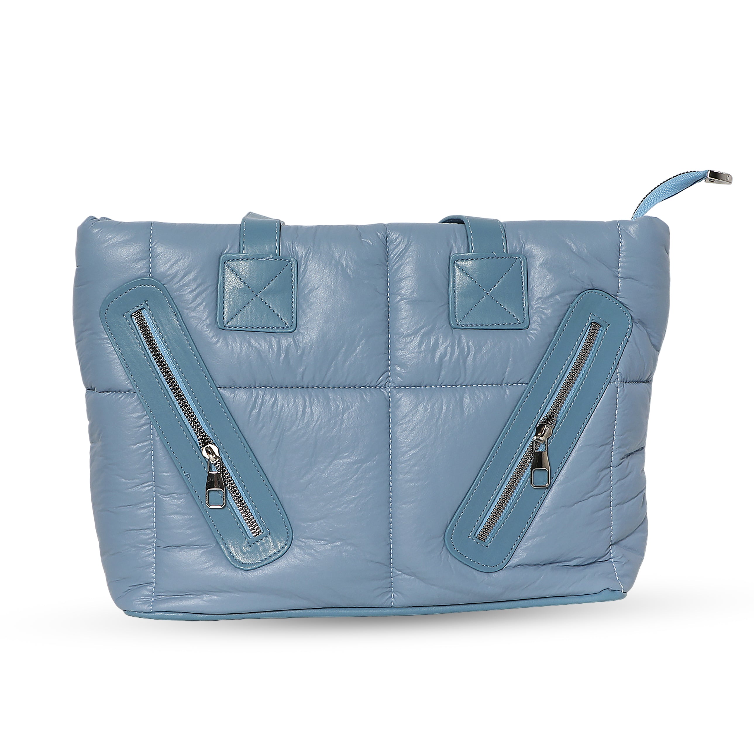 Women Light Blue Casual Designed Hand-Bag