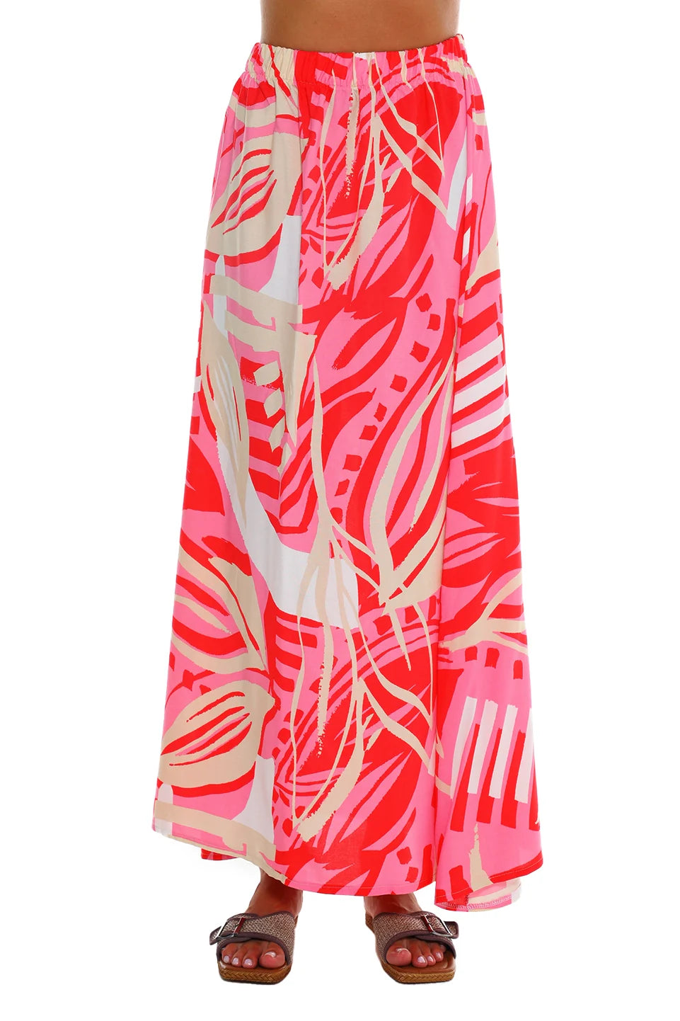 Long Skirt With Printed Design