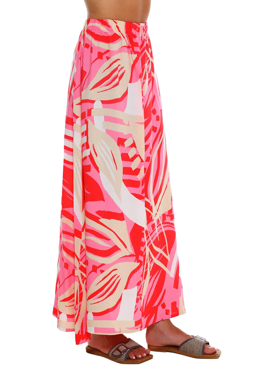 Long Skirt With Printed Design
