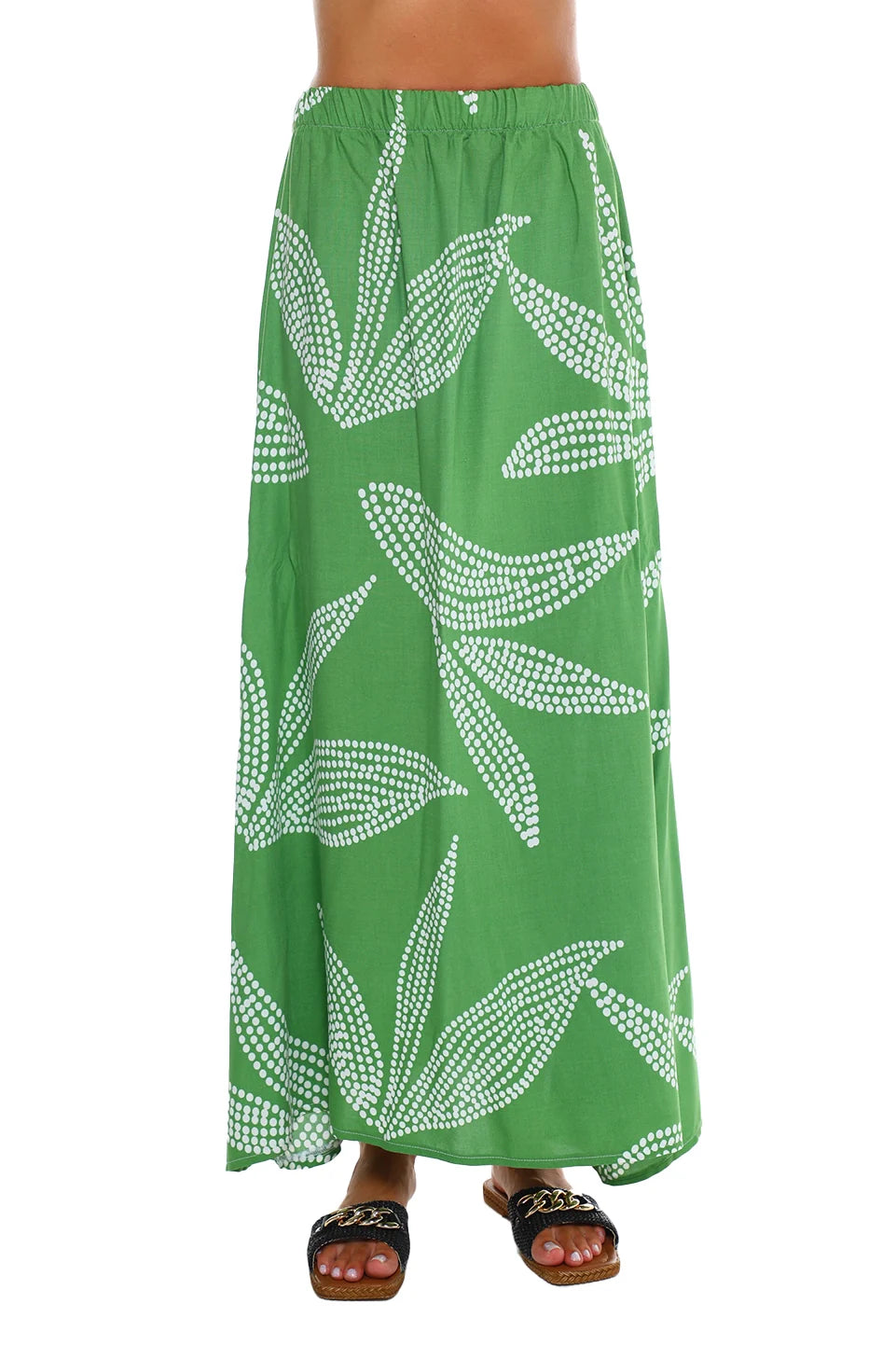 Long Skirt With Printed Design