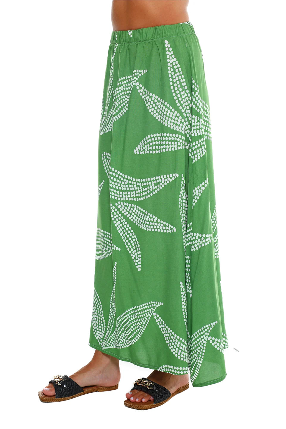 Long Skirt With Printed Design