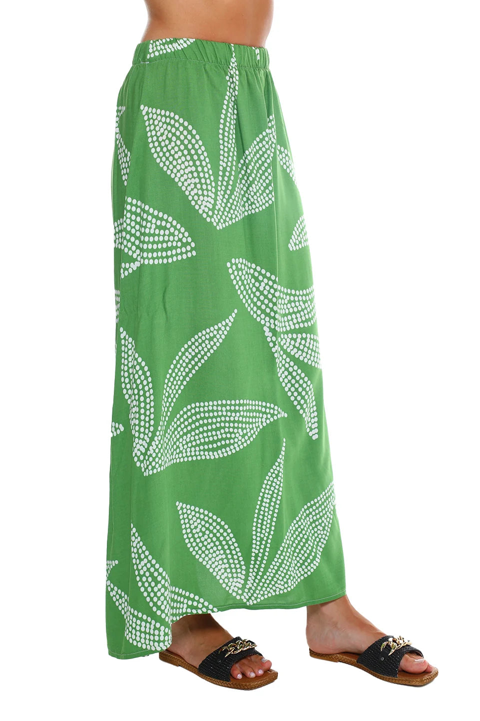 Long Skirt With Printed Design
