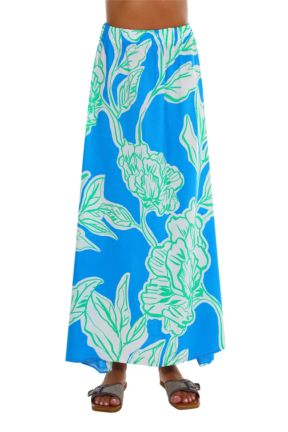 Long Skirt With Printed Design