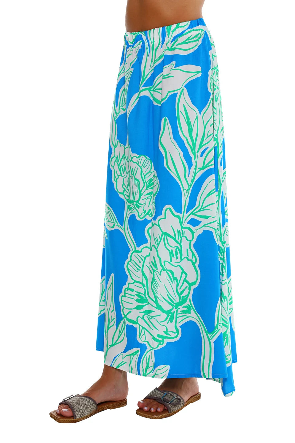 Long Skirt With Printed Design