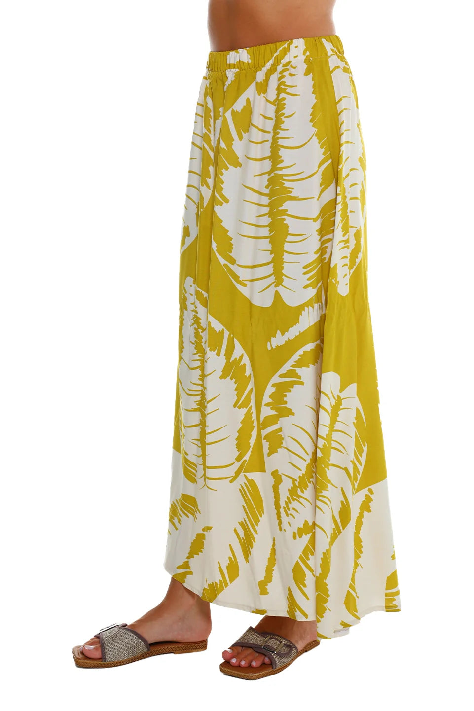 Long Skirt With Printed Design