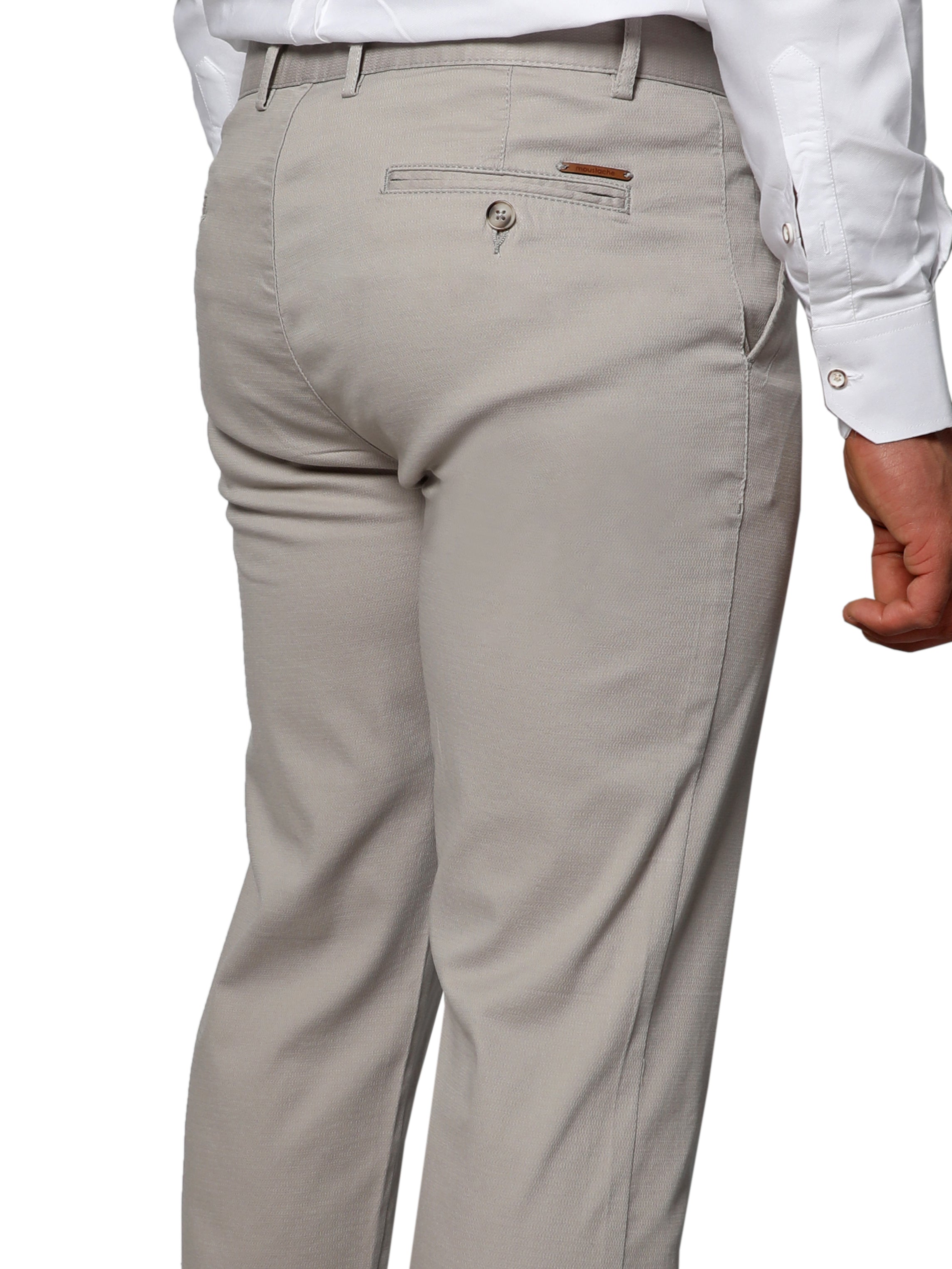 Men Regular-Fit Stone Chino Pants