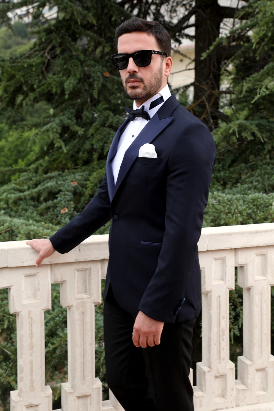 Navy Tuxedo Classy Designed Suit