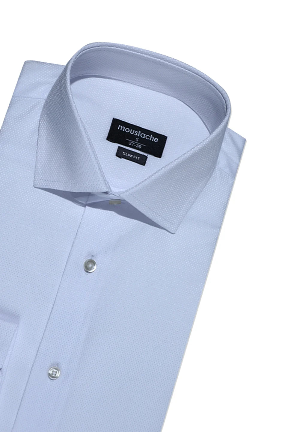 Long Sleeved White Shirt With Collar