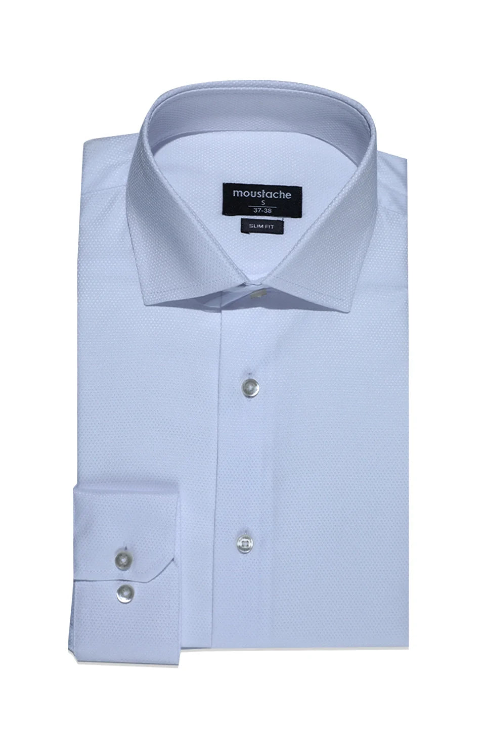 Long Sleeved White Shirt With Collar