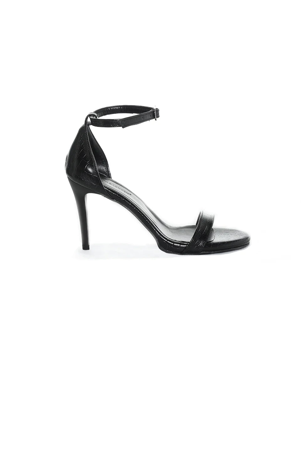 Open Toe Black High Heel