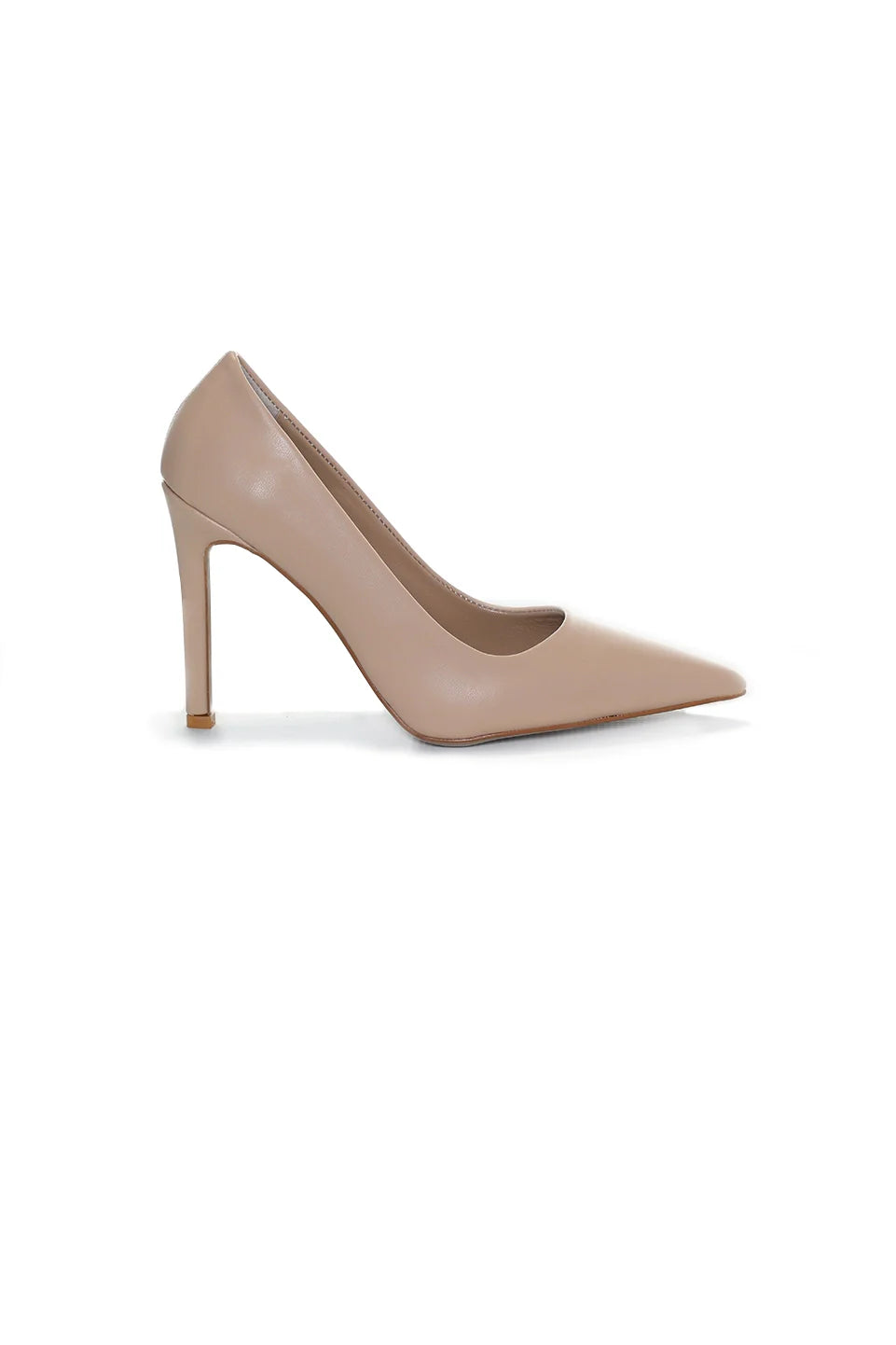 Pointed Toe Stellito Beige Heels