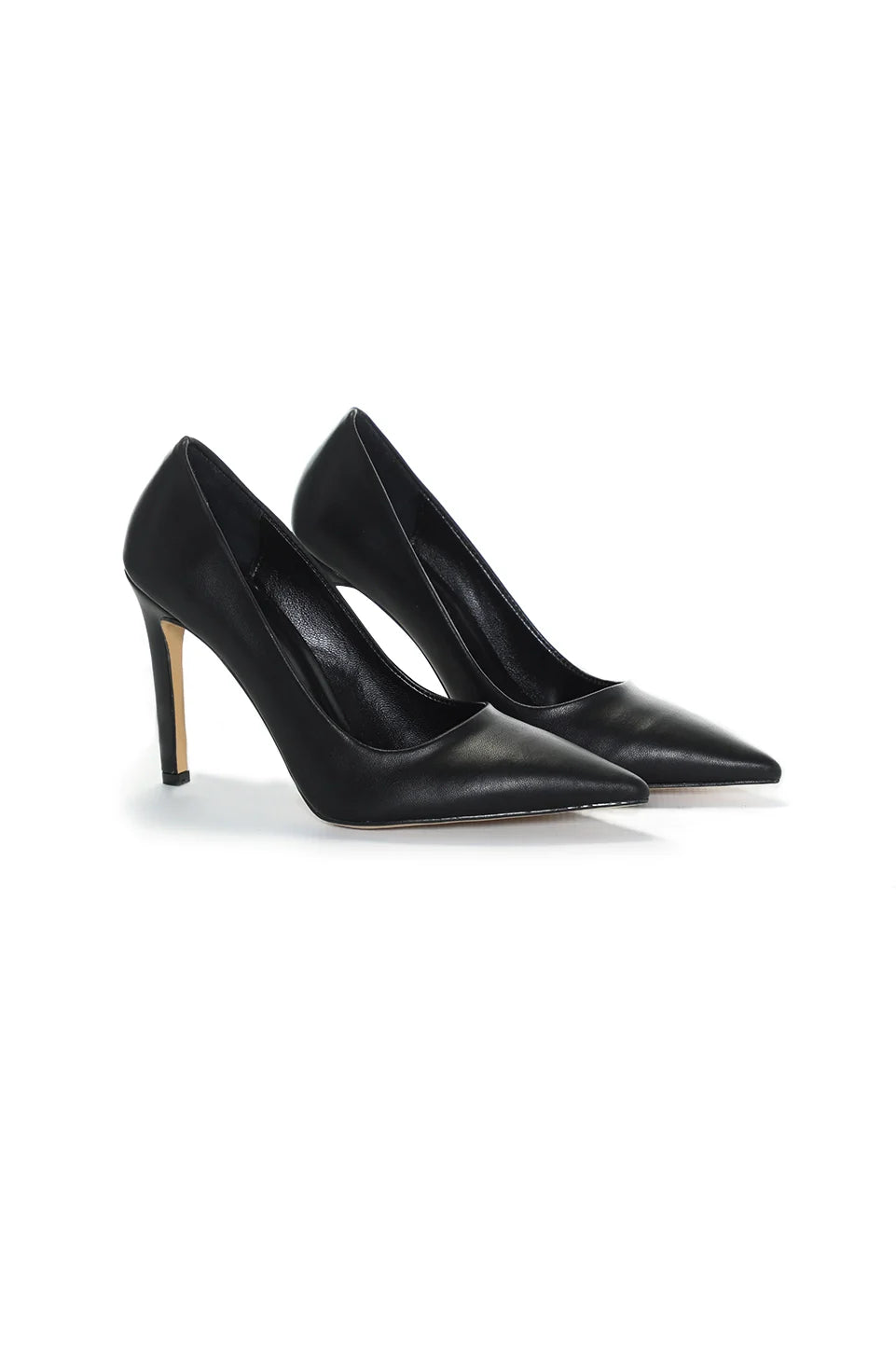 Pointed Toe Stellito Black Heels