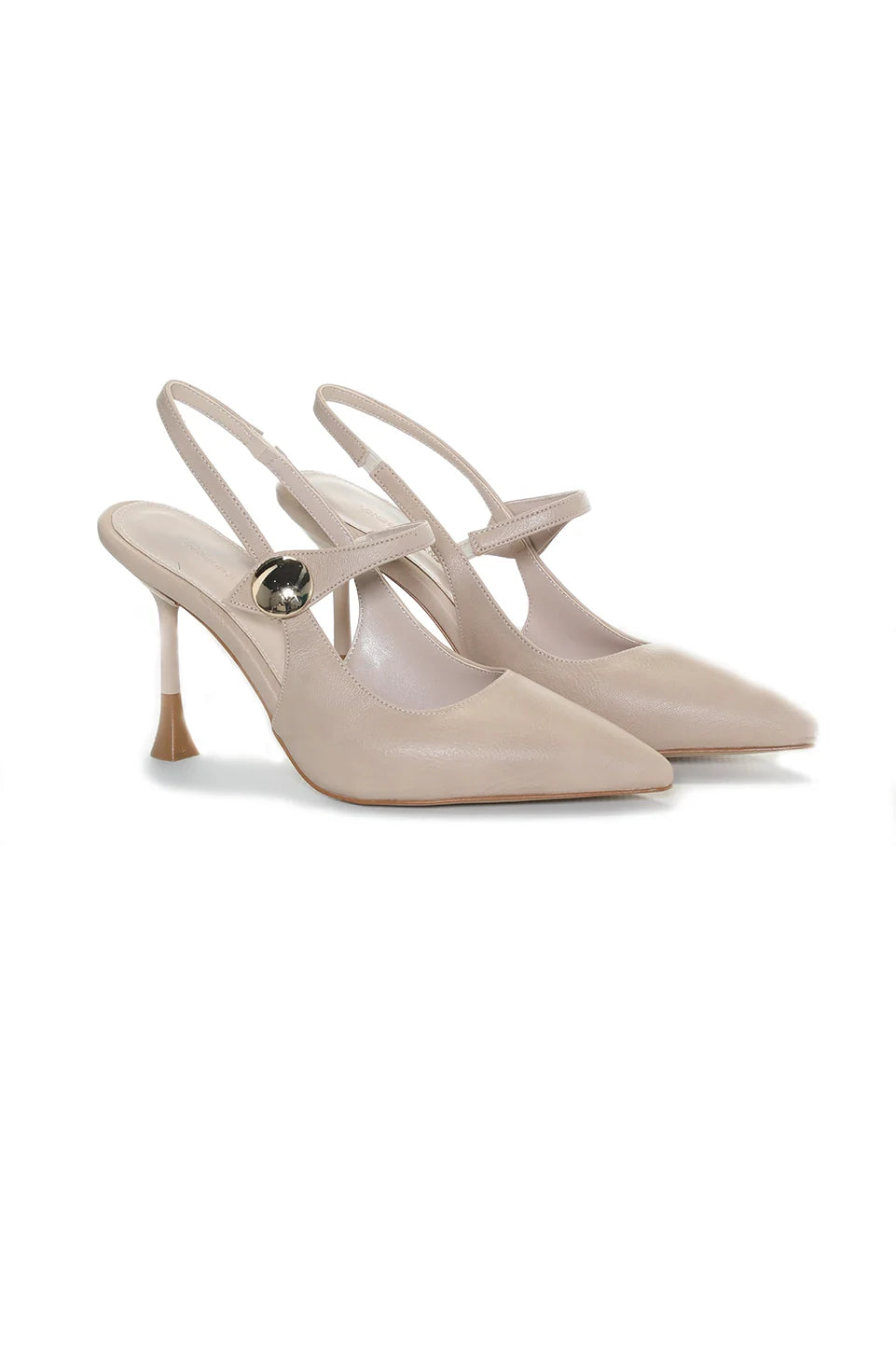 Pointed Toe Beige High Heels Stiletto