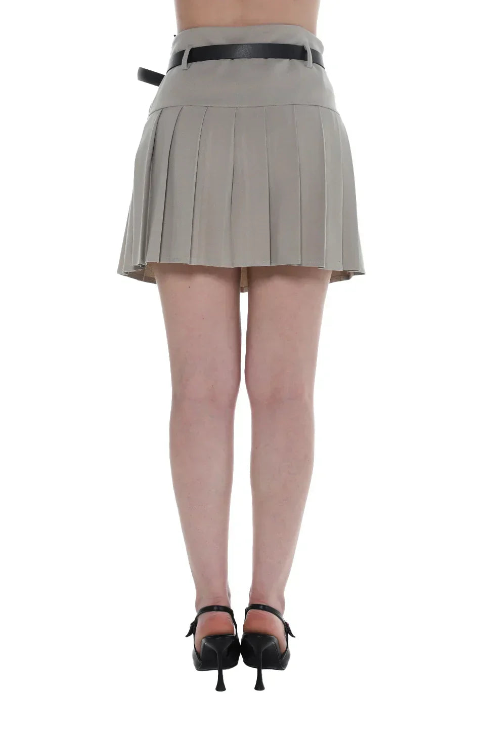 Mini Skirt Beige With Belt