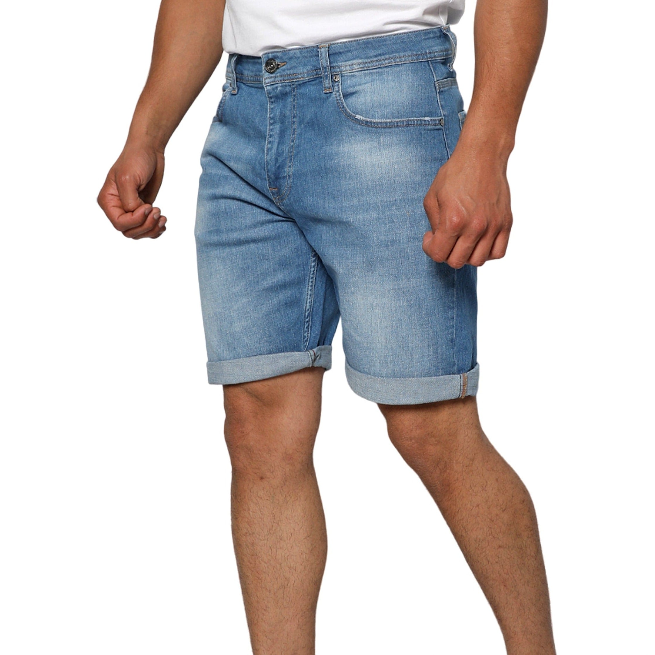 Men Blue Summer Denim Shorts