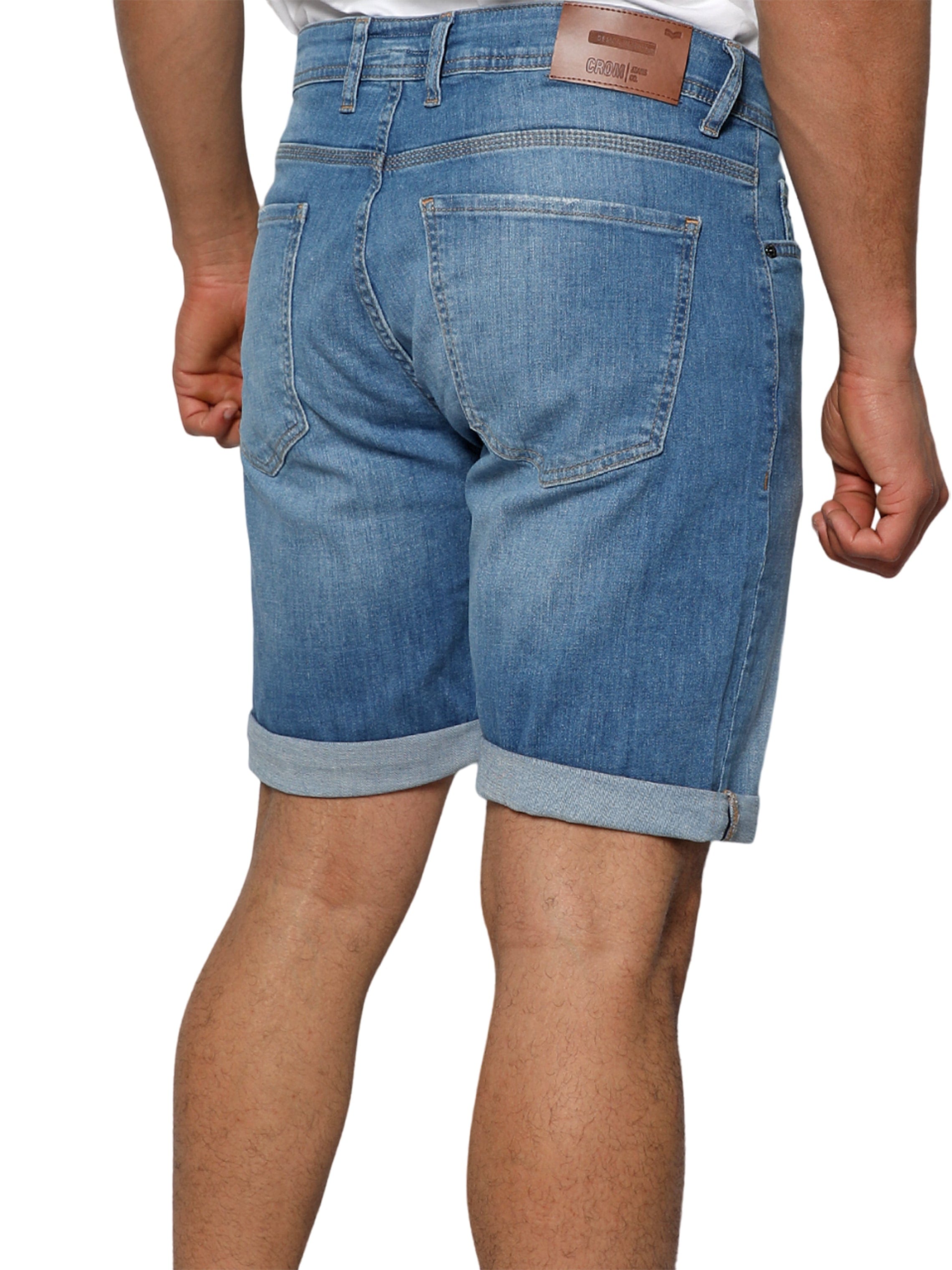 Men Blue Summer Denim Shorts