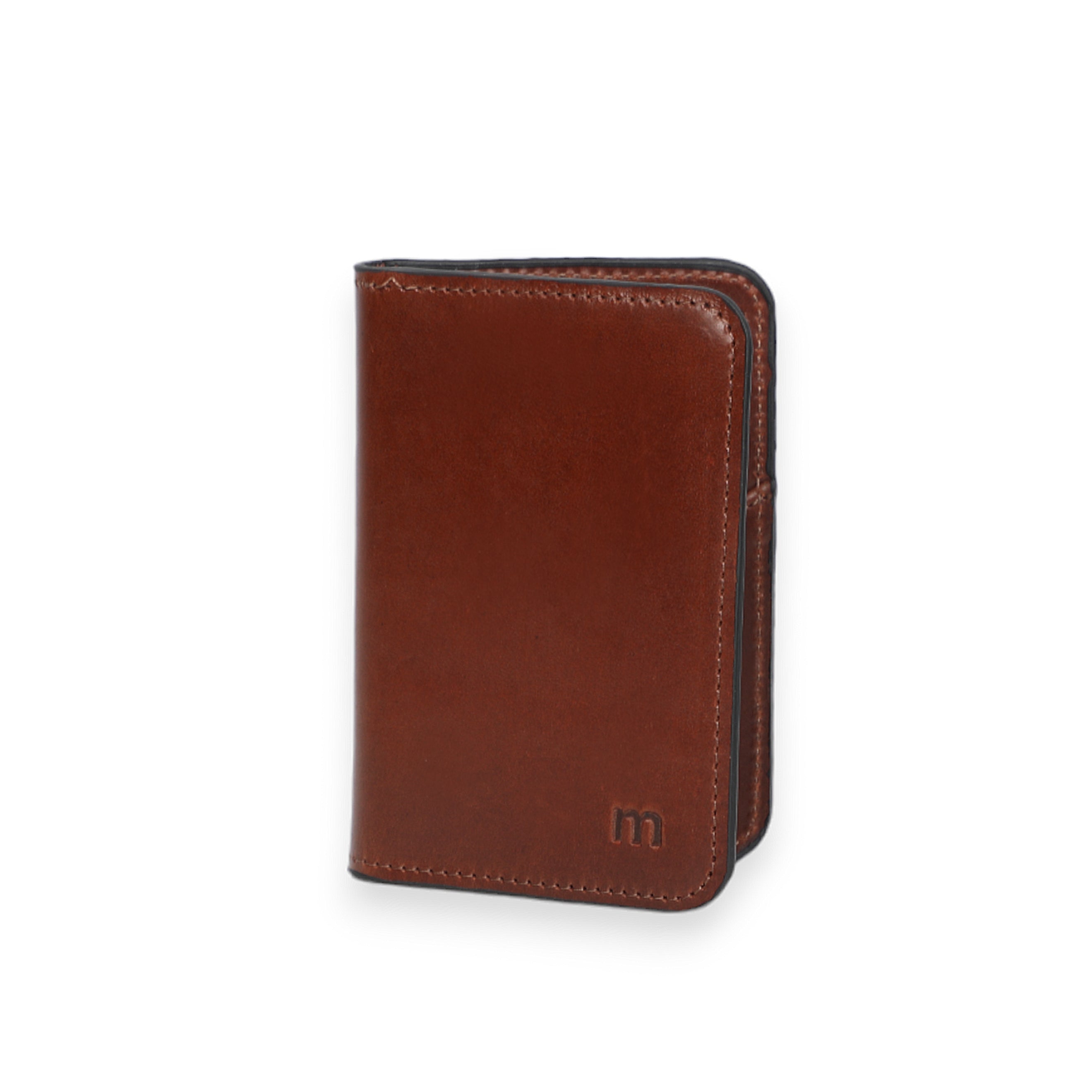 Men Dark Brown Leather Wallet