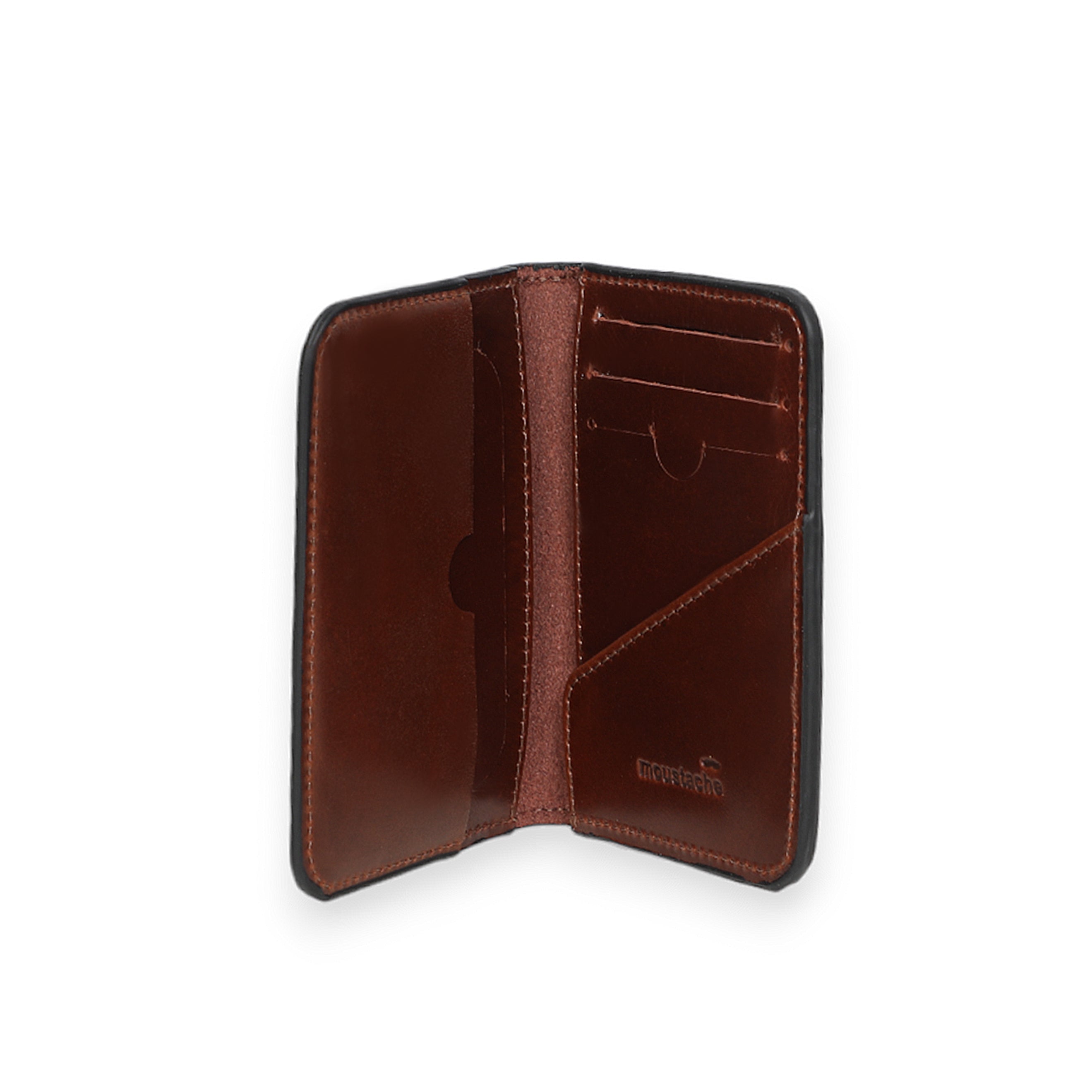 Men Dark Brown Leather Wallet