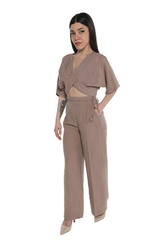 Pant & Top Stylish Brown Set
