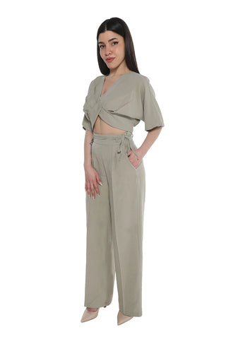 Pant & Top Stylish Khaki Set