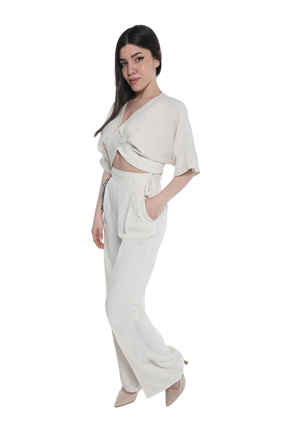 Pant & Top Stylish Beige Set