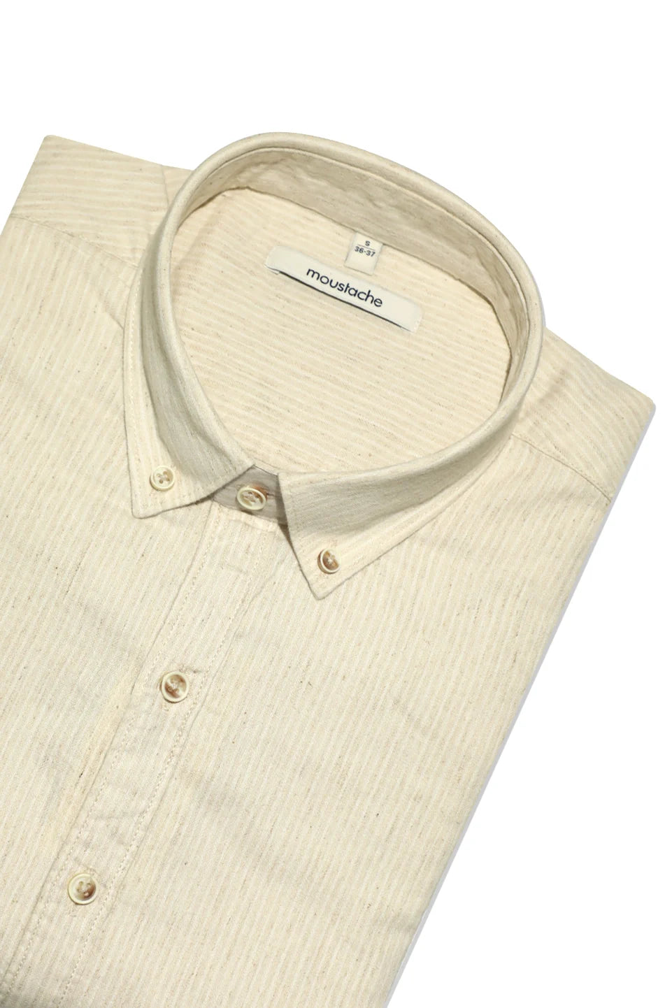 Long Sleeved Casual Beige Shirt
