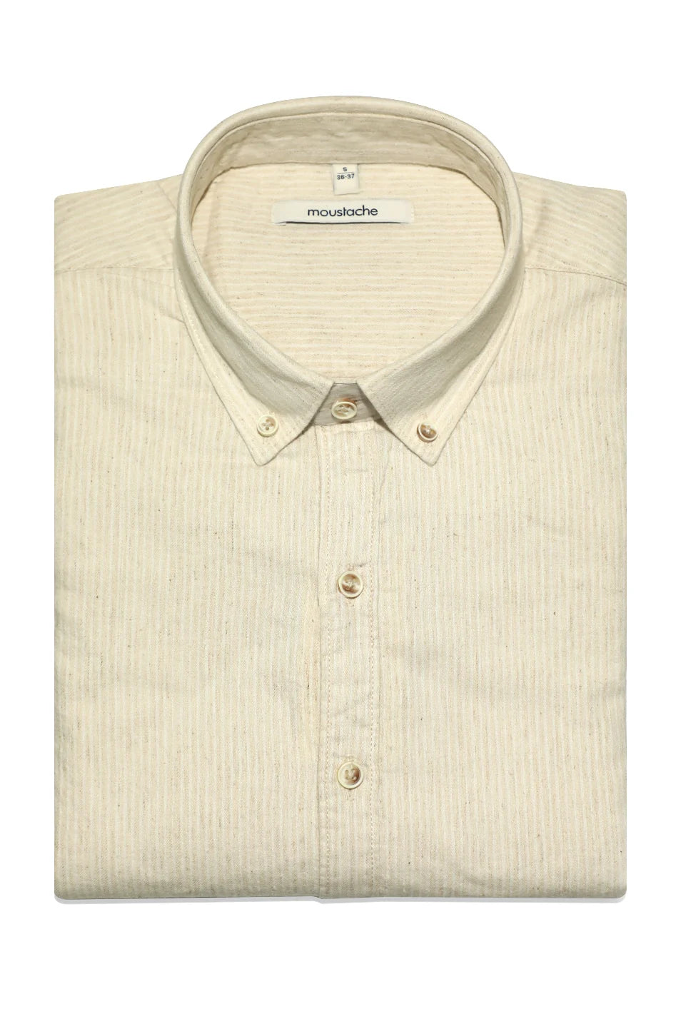 Long Sleeved Casual Beige Shirt