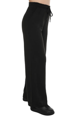 Black Wide Leg Sweatpants