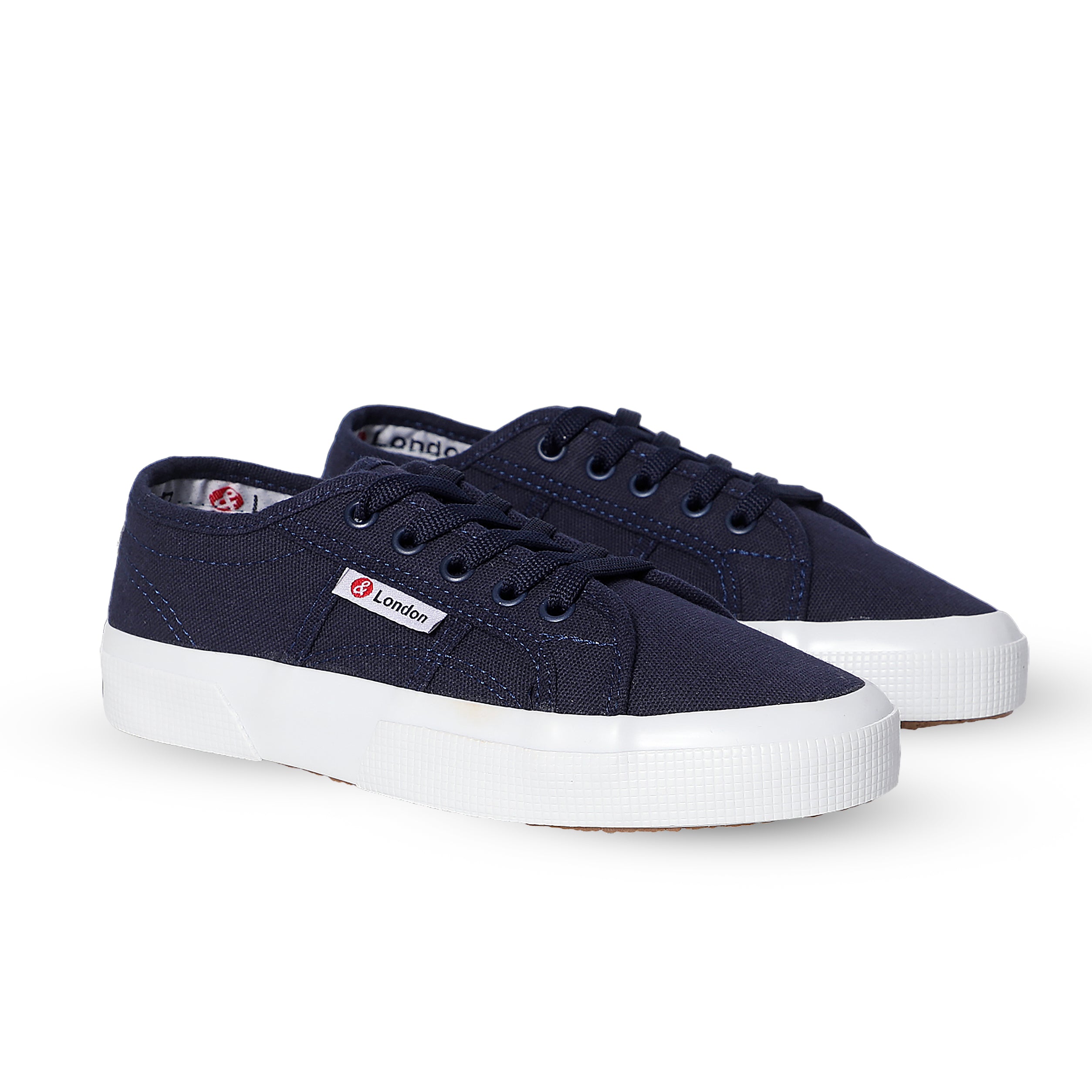Women Navy Canvas Casual Shoes