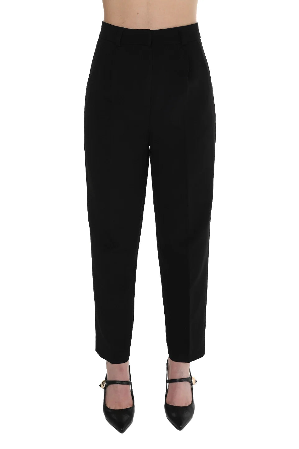 Black Classy Pant With Zipper To Close