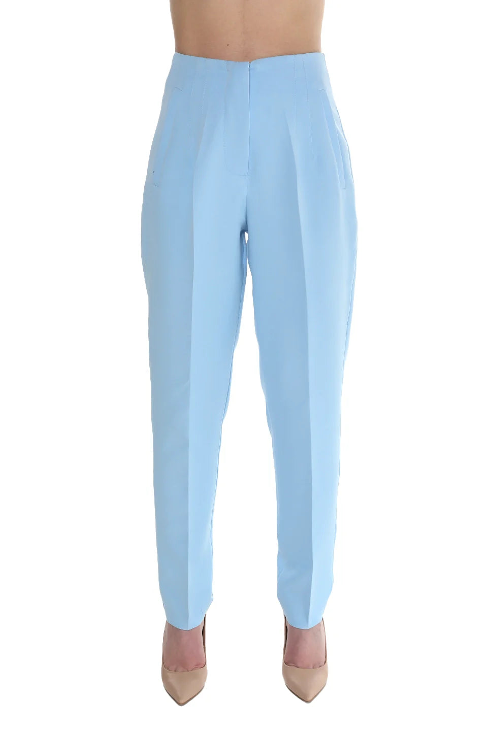 Classic High Waist Blue Pant