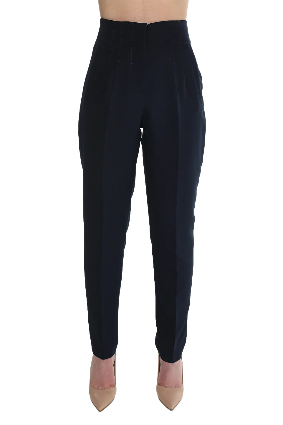 Classic High Waist Navy Pant