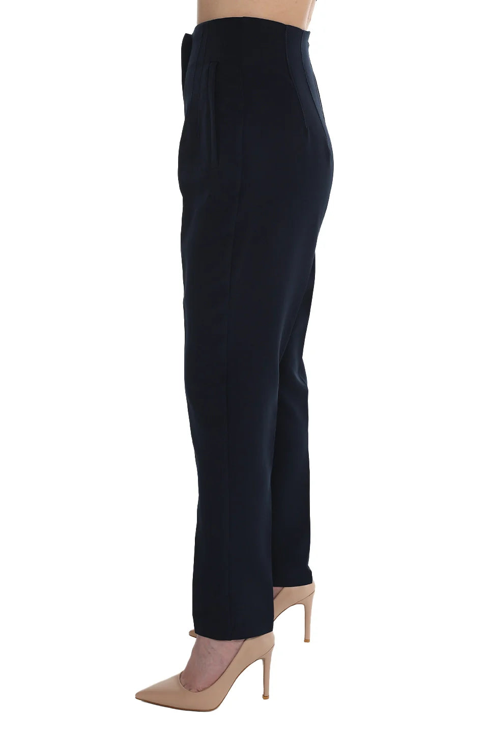 Classic High Waist Navy Pant